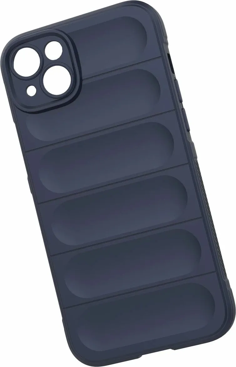 Mbështjellës Hurtel Magic Shield Case për iPhone 14 Plus, fleksibil, i blinduar, Blu e çelët - 25