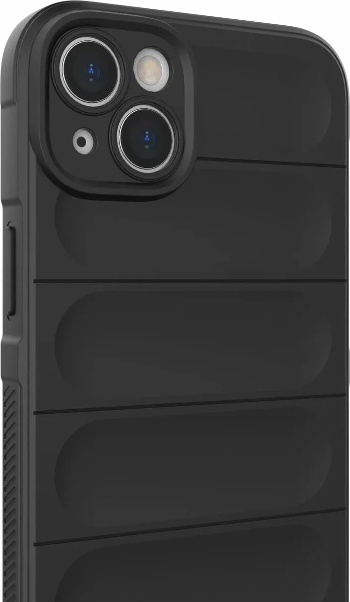 Mbështjellës Hurtel Magic Shield Case për iPhone 14 Plus, fleksibil, i blinduar, Blu e çelët - 9