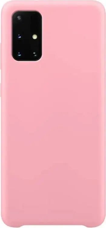 Mbështjellës silikoni Hurtel për Samsung Galaxy A72 me xhep për kartela, Rozë