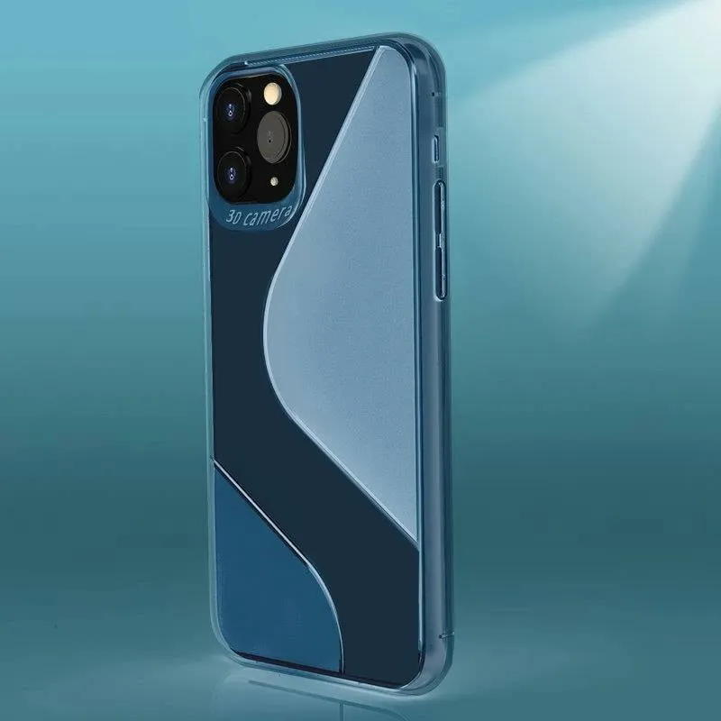 Mbështjellës Hurtel S-Case për Huawei P40 Lite E, TPU, Blu - 9