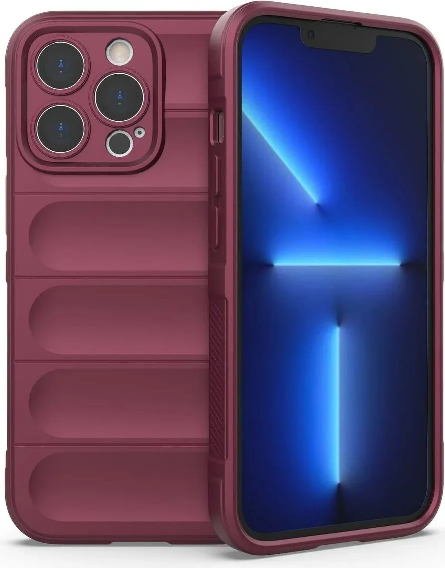 Kapak mbrojtës Hurtel Magic Shield Case për iPhone 13 Pro Max, fleksibël, i blinduar, i kuq - 1