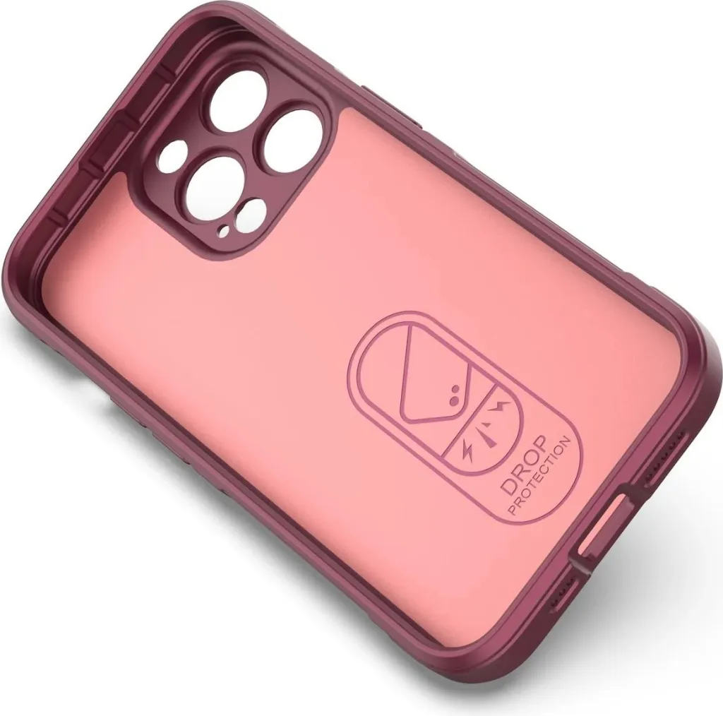 Kapak mbrojtës Hurtel Magic Shield Case për iPhone 13 Pro Max, fleksibël, i blinduar, i kuq - 2