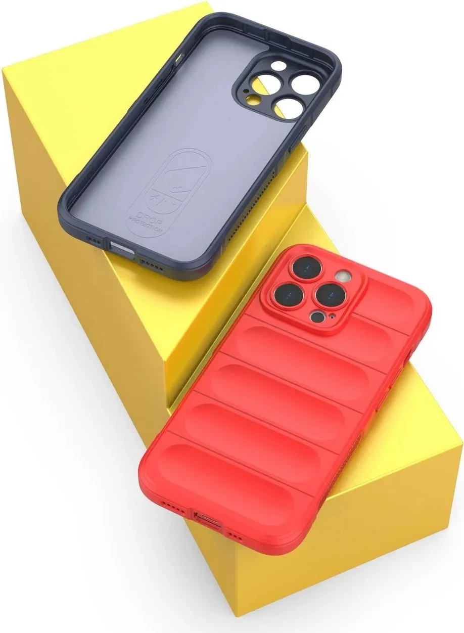 Kapak mbrojtës Hurtel Magic Shield Case për iPhone 13 Pro Max, fleksibël, i blinduar, i kuq - 18