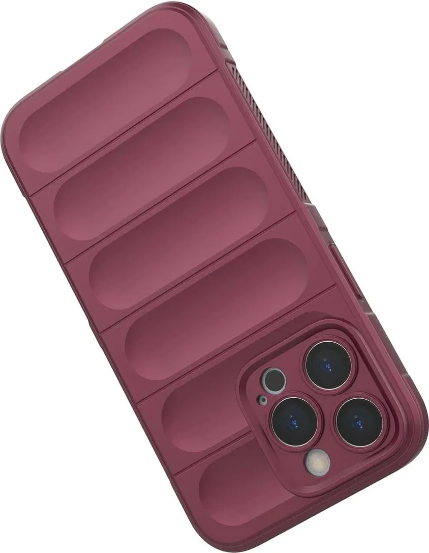 Kapak mbrojtës Hurtel Magic Shield Case për iPhone 13 Pro Max, fleksibël, i blinduar, i kuq - 3