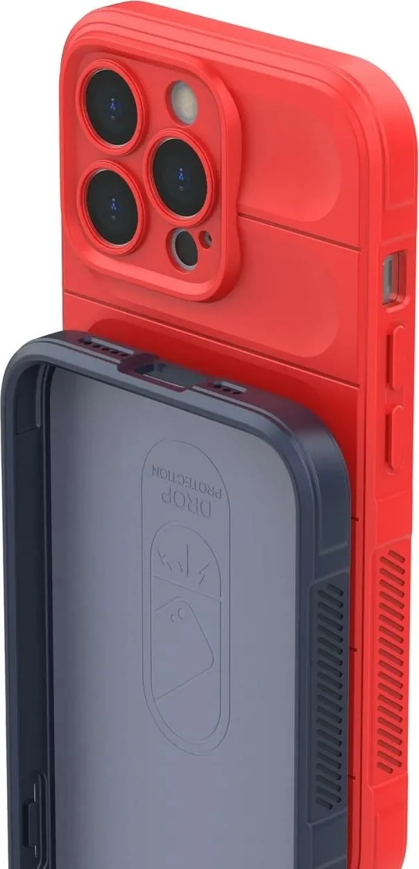 Kapak mbrojtës Hurtel Magic Shield Case për iPhone 13 Pro Max, fleksibël, i blinduar, i kuq - 23