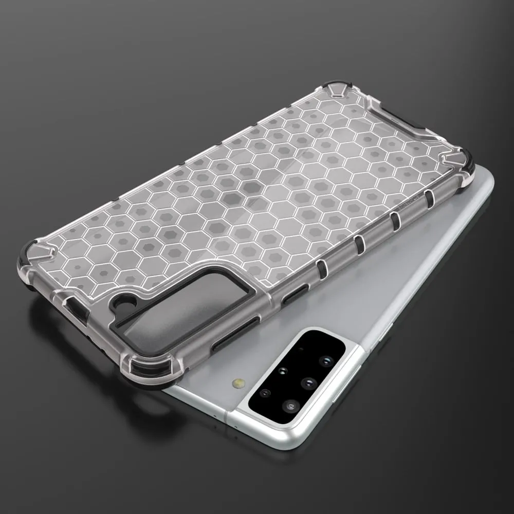 Mbështjellës Hurtel për Samsung Galaxy S22 Ultra, honeycomb, blu - 8
