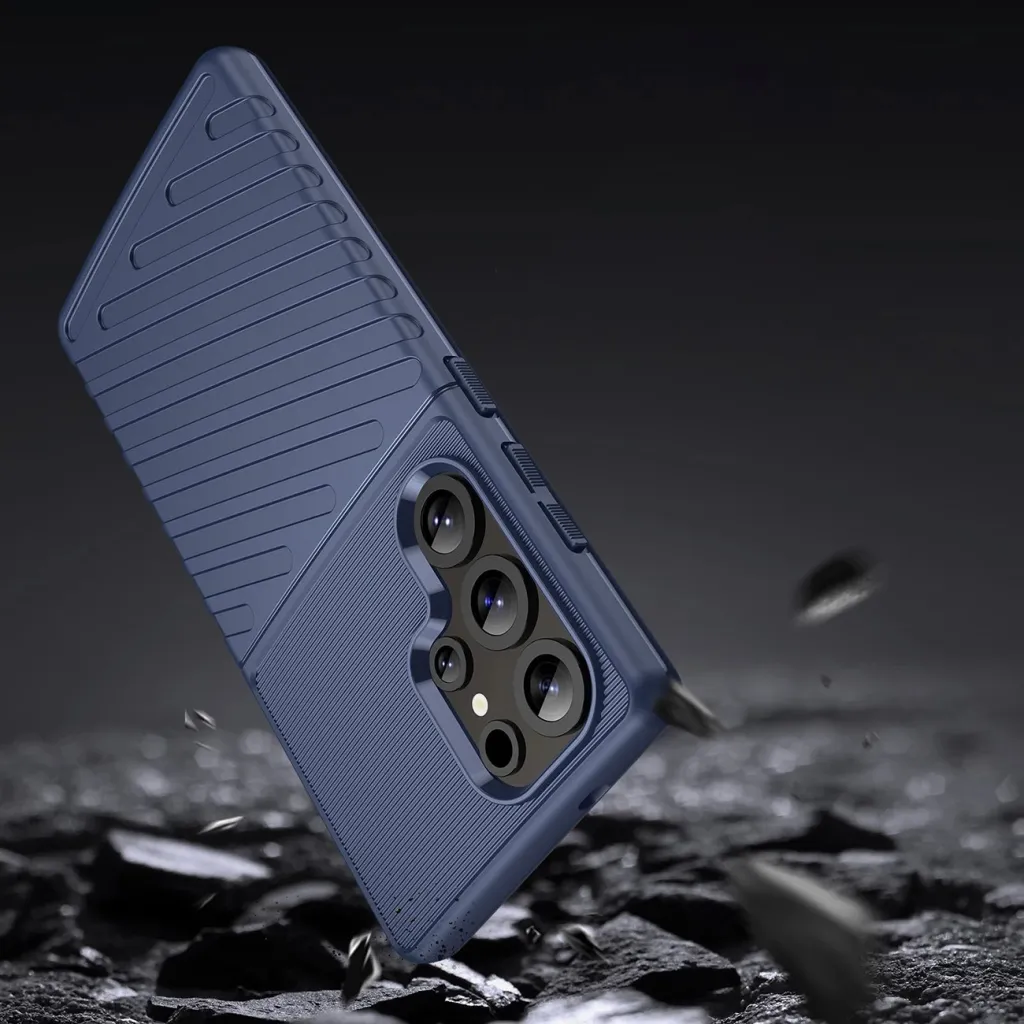 Mbështjellës Hurtel Thunder Case për Samsung Galaxy S25, TPU, Blu - 4