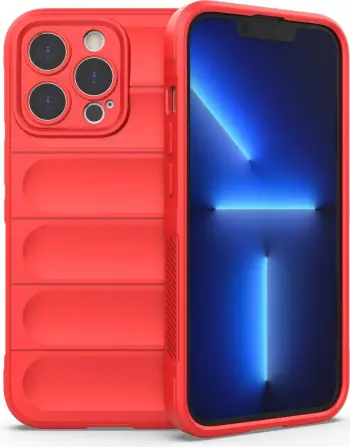 Futrollë 4kom.pl Magic Shield për iPhone 13 Pro, TPU fleksibël, mbrojtje e fortë, e zezë