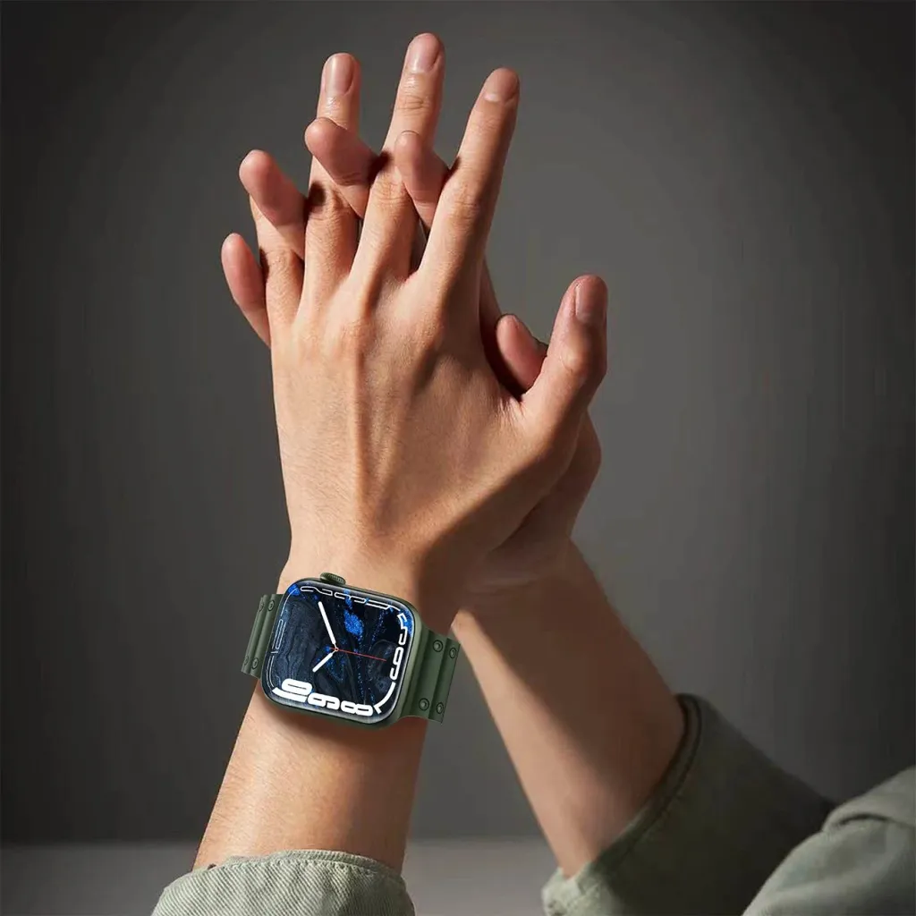 Rrip për Apple Watch Hurtel Strap Triple Protection, TPU, i bardhë - 15