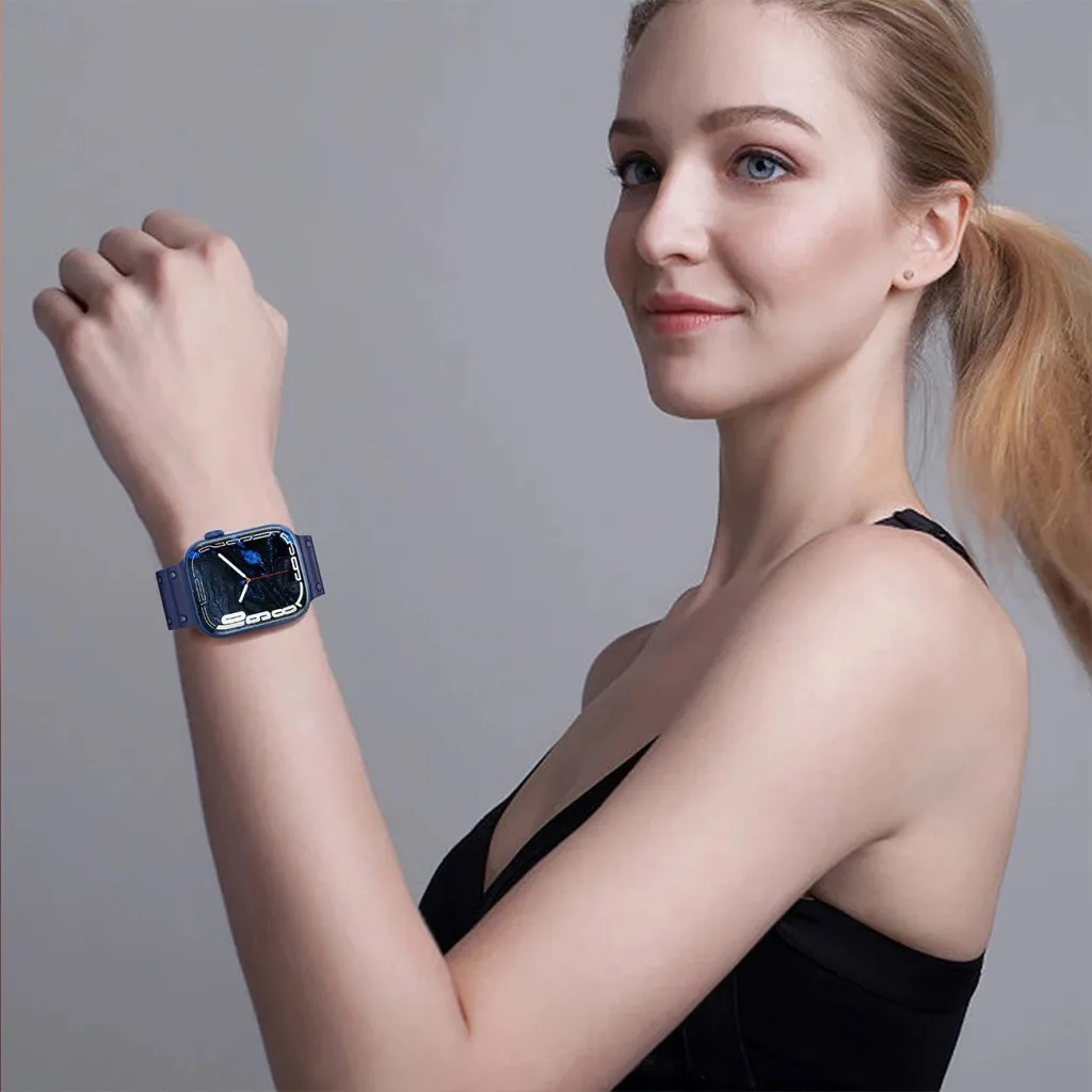 Rrip për Apple Watch Hurtel Strap Triple Protection, TPU, i bardhë - 16