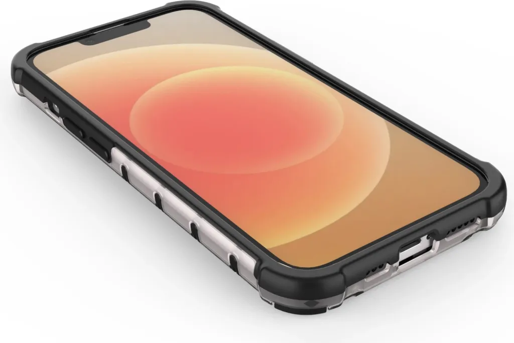 Mbështjellës Hurtel Honeycomb për iPhone 14 Plus, transparent - 10
