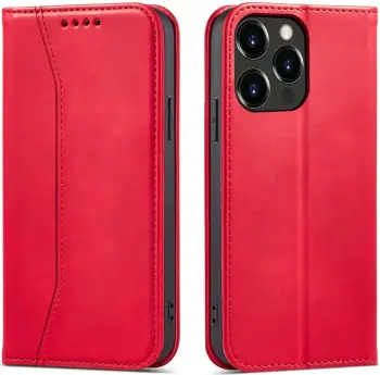 Mbështjellës Hurtel Magnet Case për iPhone 14 Pro Max, me kapak, portofol, mbajtëse, Blu