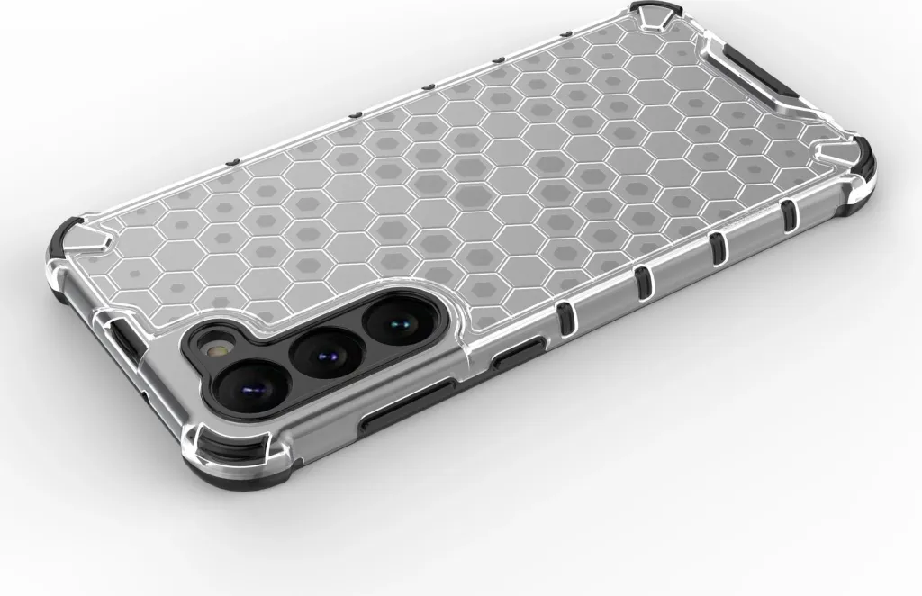 Mbështjellës Hurtel Honeycomb për Samsung Galaxy S23+, i blinduar, Blu - 12