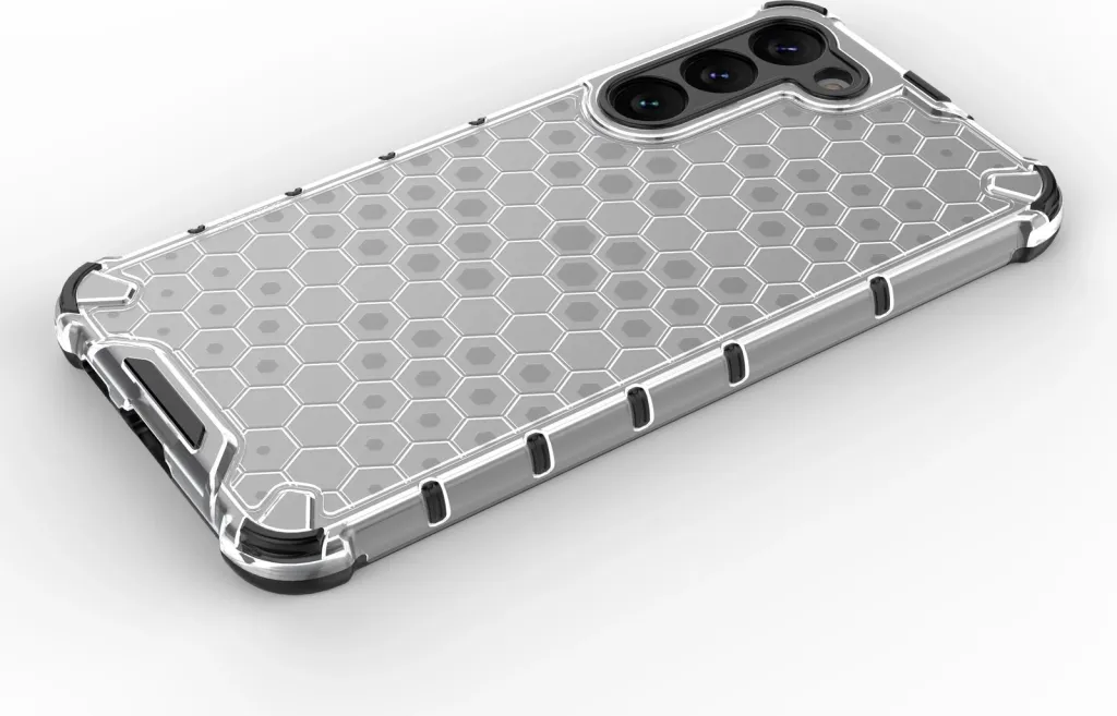 Mbështjellës Hurtel Honeycomb për Samsung Galaxy S23+, i blinduar, Blu - 13