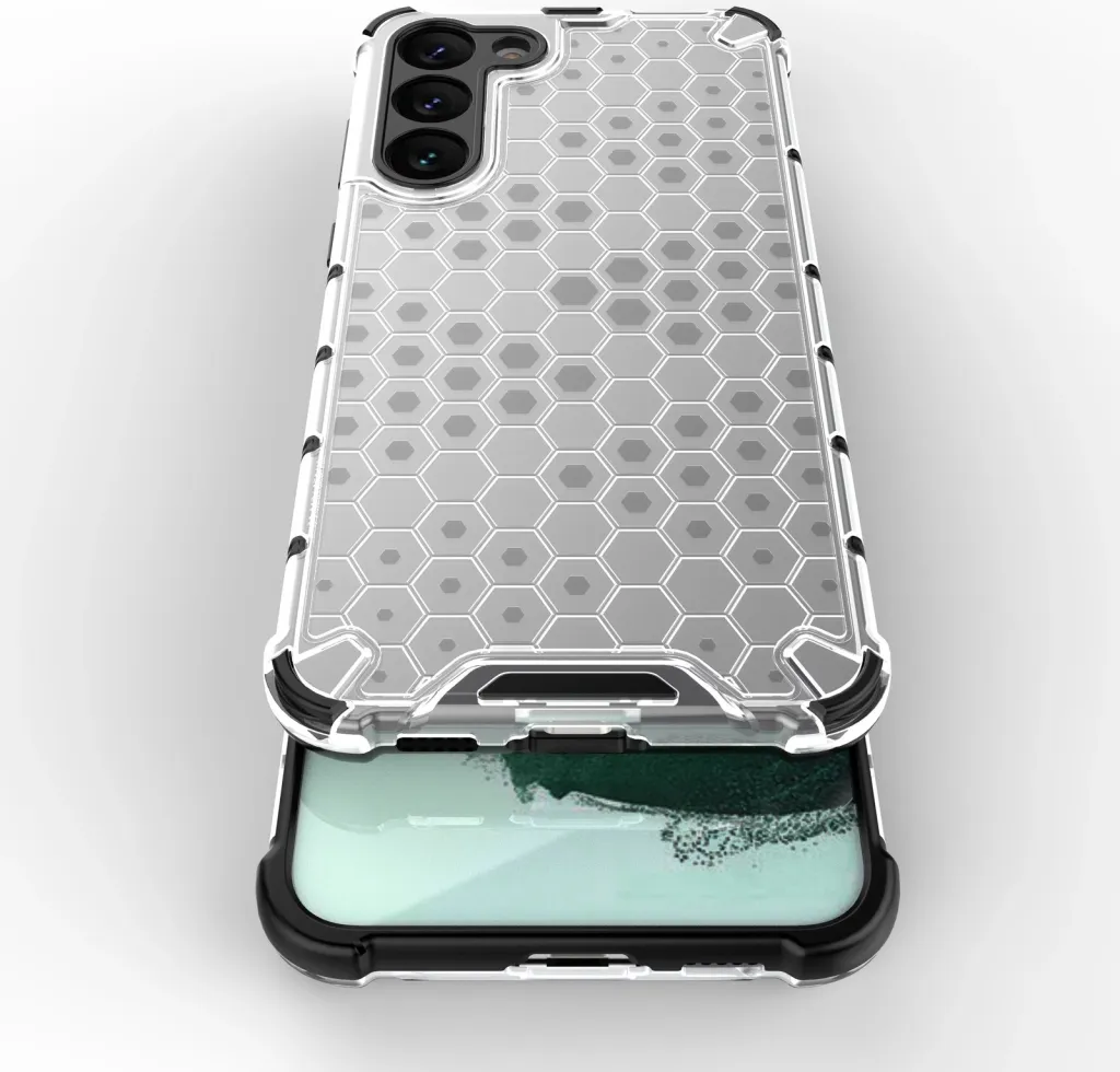 Mbështjellës Hurtel Honeycomb për Samsung Galaxy S23+, i blinduar, Blu - 5