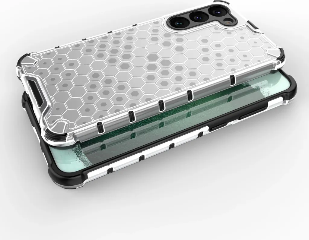 Mbështjellës Hurtel Honeycomb për Samsung Galaxy S23+, i blinduar, Blu - 6