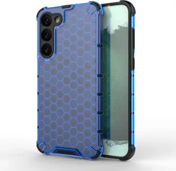 Mbështjellës Hurtel Honeycomb për Samsung Galaxy S23+, i blinduar, Blu
