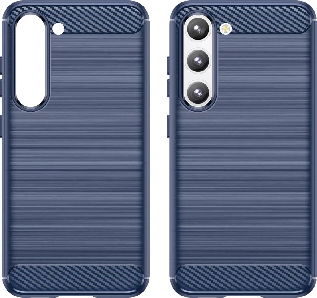 Mbështjellës për celular Hurtel Carbon Case për Samsung Galaxy S23, TPU, Blu - 3