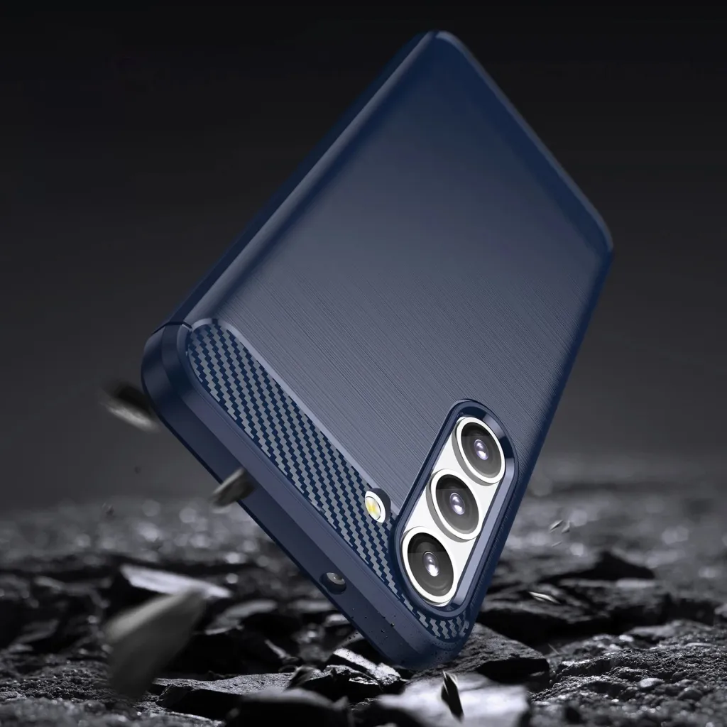 Mbështjellës për celular Hurtel Carbon Case për Samsung Galaxy S23, TPU, Blu - 6