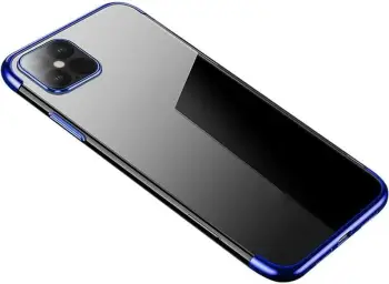 Mbështjellës xheli Hurtel Clear Color për Xiaomi Redmi Note 11S Note 11, kornizë metalike, ultra i hollë, i kuq