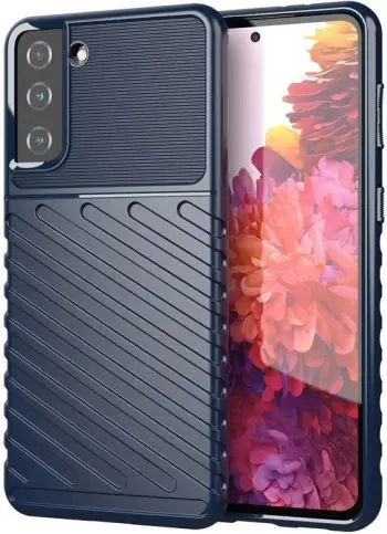 Mbështjellës Hurtel Thunder Case për Samsung Galaxy S22 Ultra, i kaltër