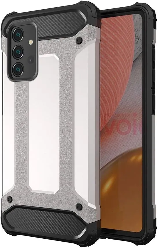 Mbështjellës Hybrid Armor Hurtel për Samsung Galaxy A26, argjend - 1