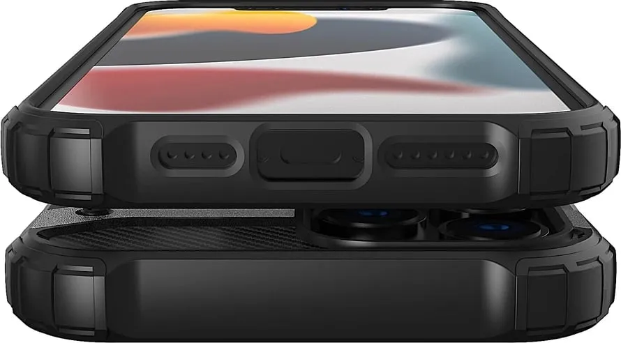 Mbështjellës Hybrid Armor Hurtel për iPhone 13 Pro Max, Blu - 7
