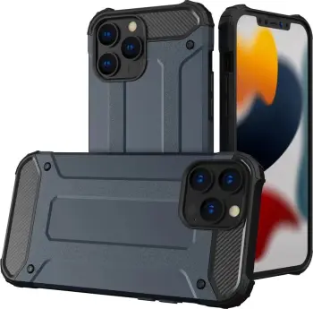 Mbështjellës Hybrid Armor Hurtel për iPhone 13 Pro Max, Blu