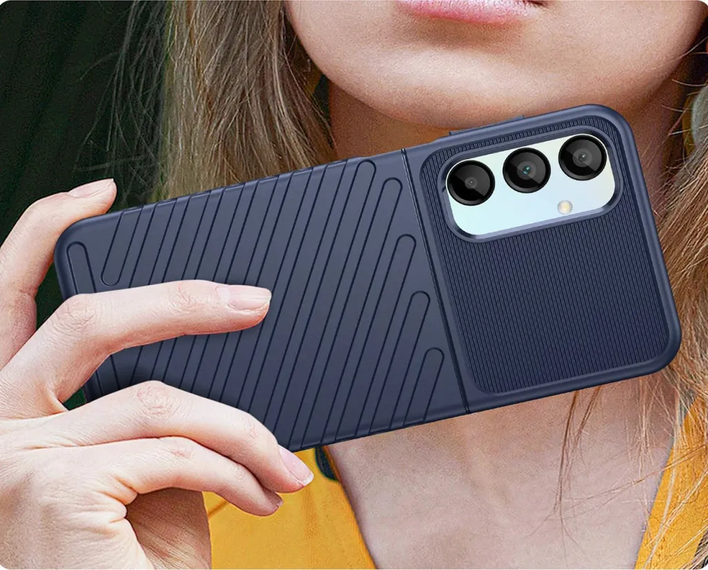 Mbështjellës Hurtel Thunder Case për Samsung Galaxy A16 / A16 5G, TPU, Kaltër - 6