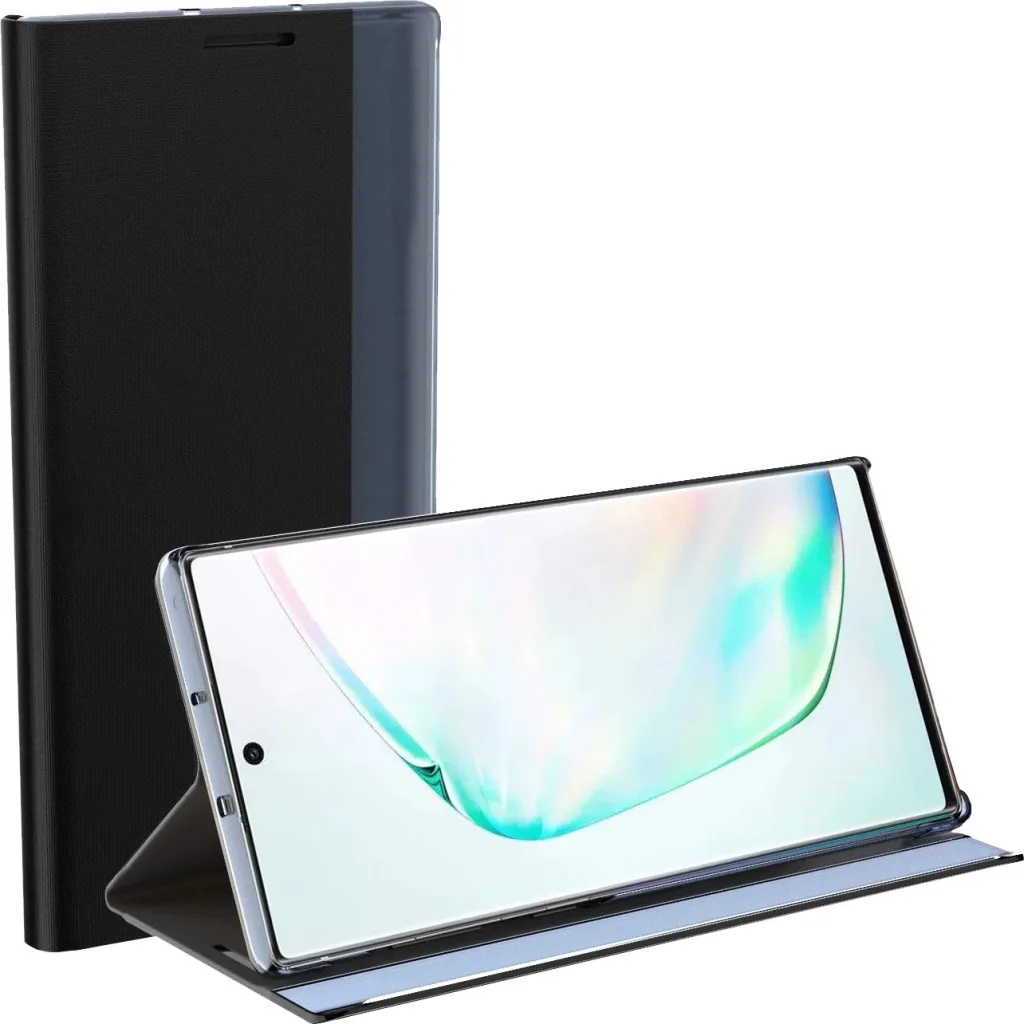 Mbështjellës Hurtel Sleep Case bookcase me smart window për iPhone 13 mini, rozë - 8