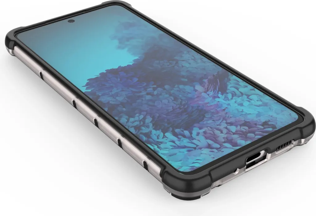Etui mbrojtëse Hurtel Honeycomb për Samsung Galaxy A73, kornizë xheli, pjesë e pasme e fortë, transparente - 11