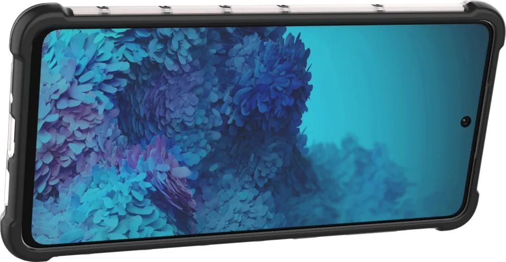 Etui mbrojtëse Hurtel Honeycomb për Samsung Galaxy A73, kornizë xheli, pjesë e pasme e fortë, transparente - 14