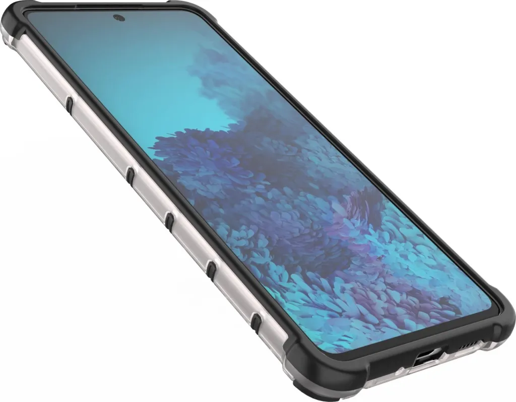 Etui mbrojtëse Hurtel Honeycomb për Samsung Galaxy A73, kornizë xheli, pjesë e pasme e fortë, transparente - 10