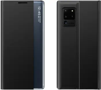 Mbështjellës Hurtel për Samsung Galaxy A72 4G, tip bookcase me kickstand, i zi