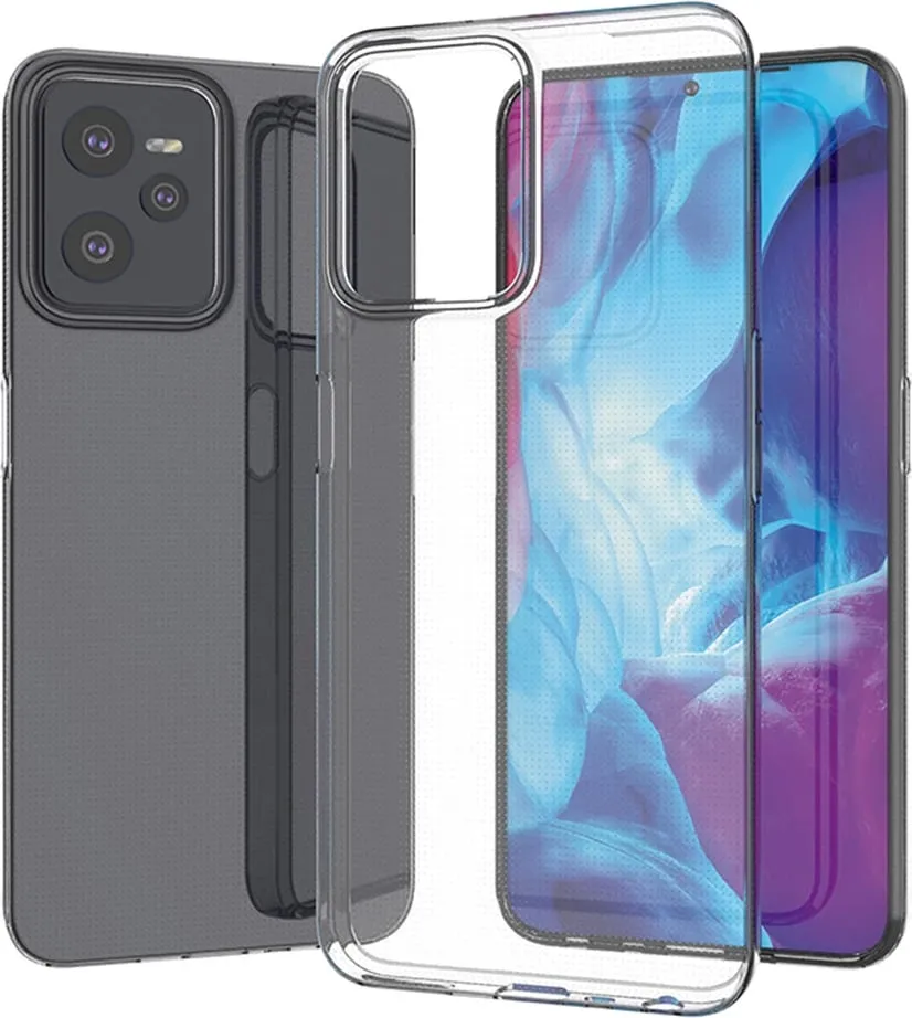 Mbështjellës Hurtel Ultra Clear 0.5mm për Realme C35, Transparent - 4