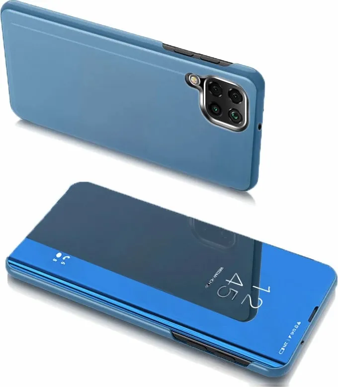 Mbështjellës Hurtel Clear View Case për Samsung Galaxy A22 4G, kaltër - 1