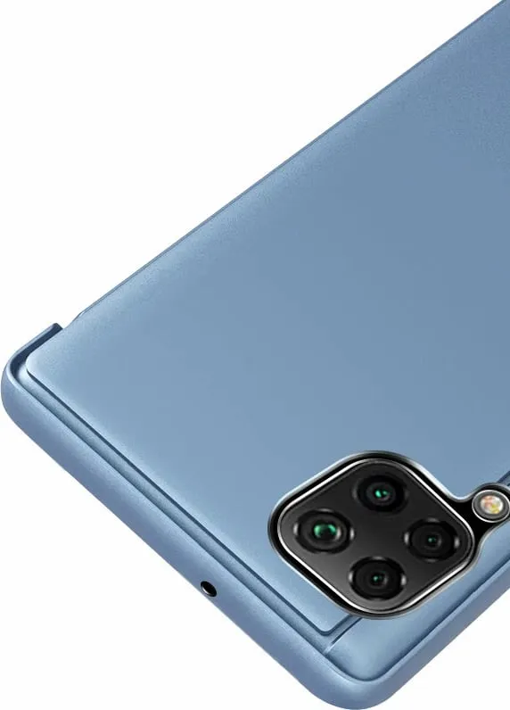 Mbështjellës Hurtel Clear View Case për Samsung Galaxy A22 4G, kaltër - 6