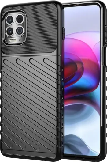 Mbështjellës Hurtel për Motorola Moto G100 / Edge S, TPU, i zi