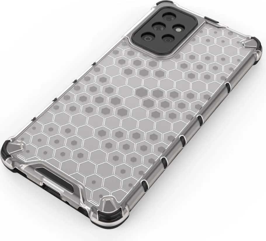 Mbështjellës Hurtel Honeycomb Case për Samsung Galaxy A72 4G, Blu - 4