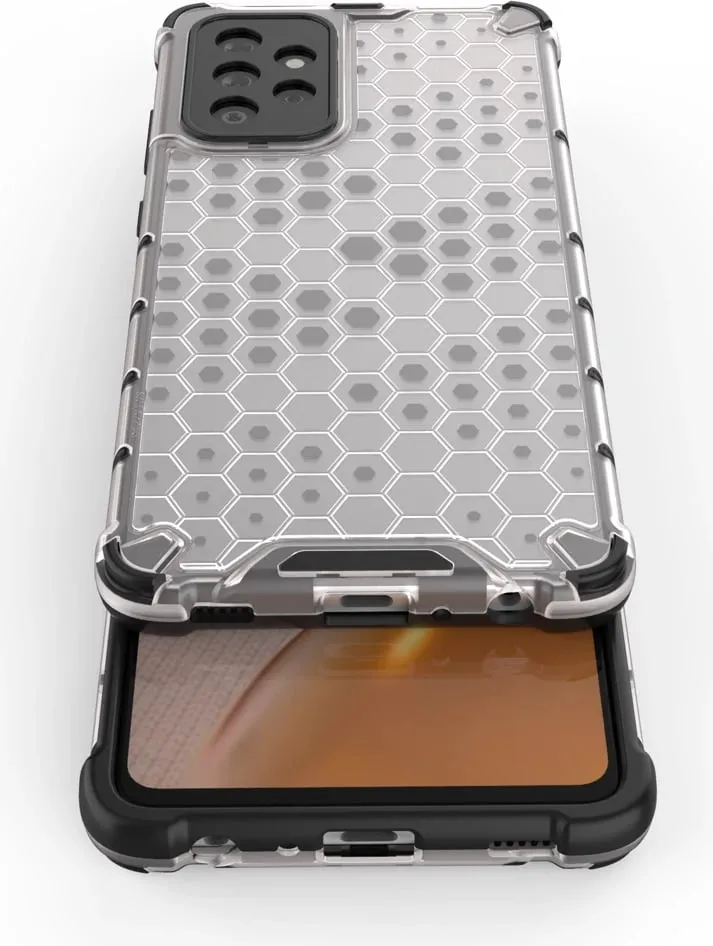 Mbështjellës Hurtel Honeycomb Case për Samsung Galaxy A72 4G, Blu - 9