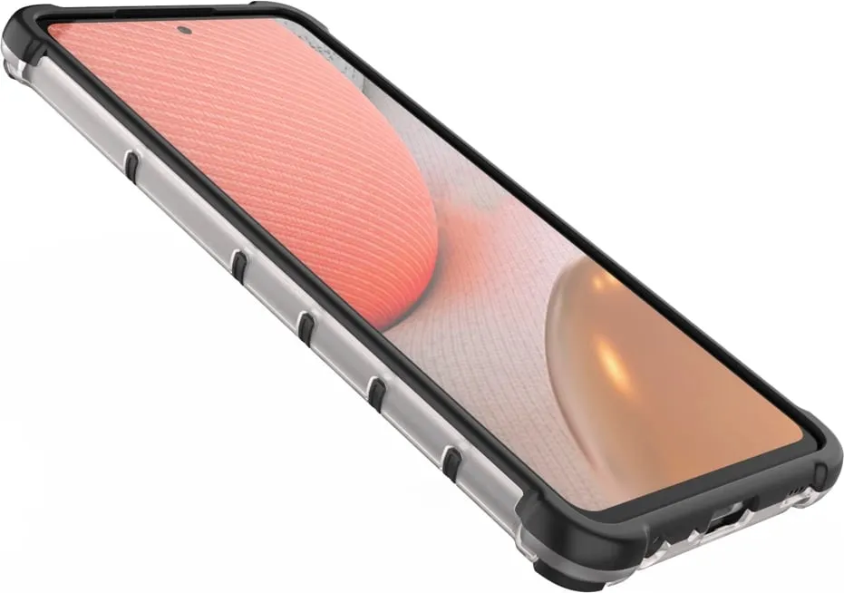 Mbështjellës Hurtel Honeycomb Case për Samsung Galaxy A72 4G, Blu - 10