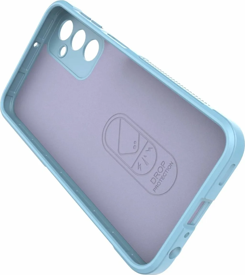 Kabullë telefoni Hurtel Magic Shield Case për Samsung Galaxy A24 4G, fleksibël, mbrojtëse, blu e çelët - 5