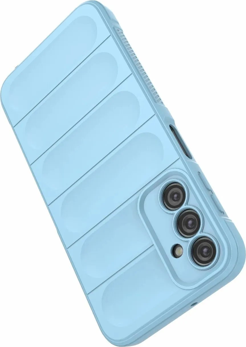 Kabullë telefoni Hurtel Magic Shield Case për Samsung Galaxy A24 4G, fleksibël, mbrojtëse, blu e çelët - 6