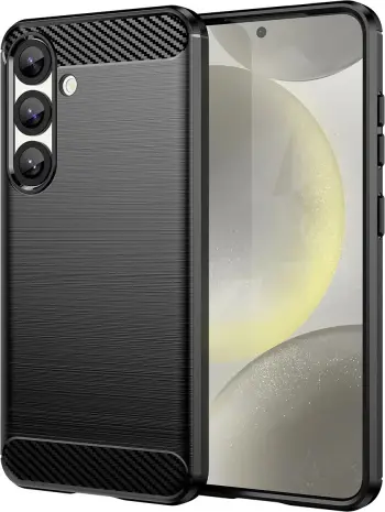 Mbështjellës Hurtel Carbon Case për Xiaomi Redmi Turbo 4 / Xiaomi Poco X7 Pro, TPU, i zi