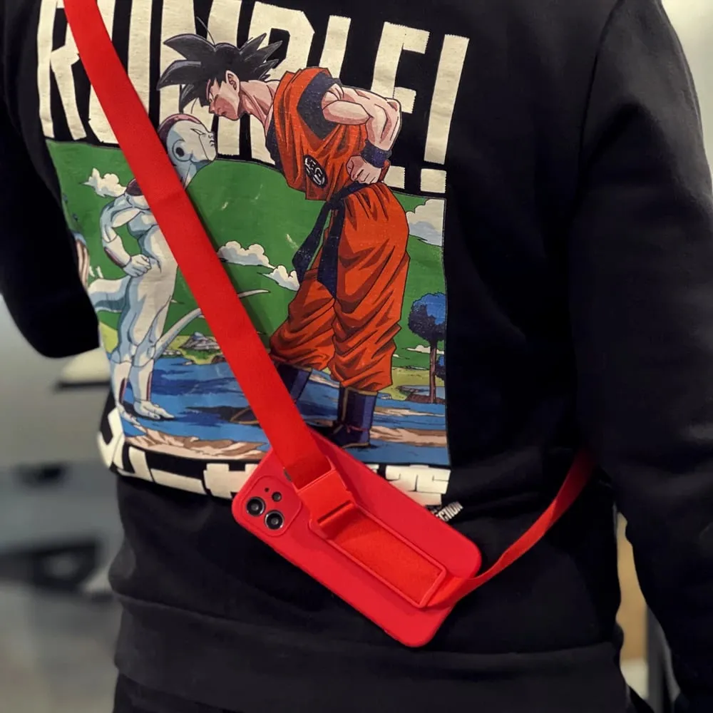 Mbështjellës Hurtel për iPhone 11 Pro Max me litar, Blu - 16
