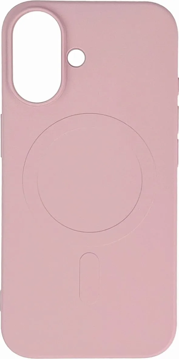 Mbështjellës Hurtel Liquid Silicone Case MagSafe për iPhone 16 Pro, rozë e çelur - 1