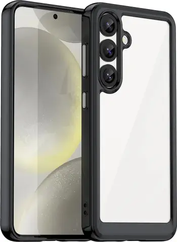 Mbështjellës Hurtel Outer Space Case për Samsung Galaxy S25 Edge, TPU/PC, i zi