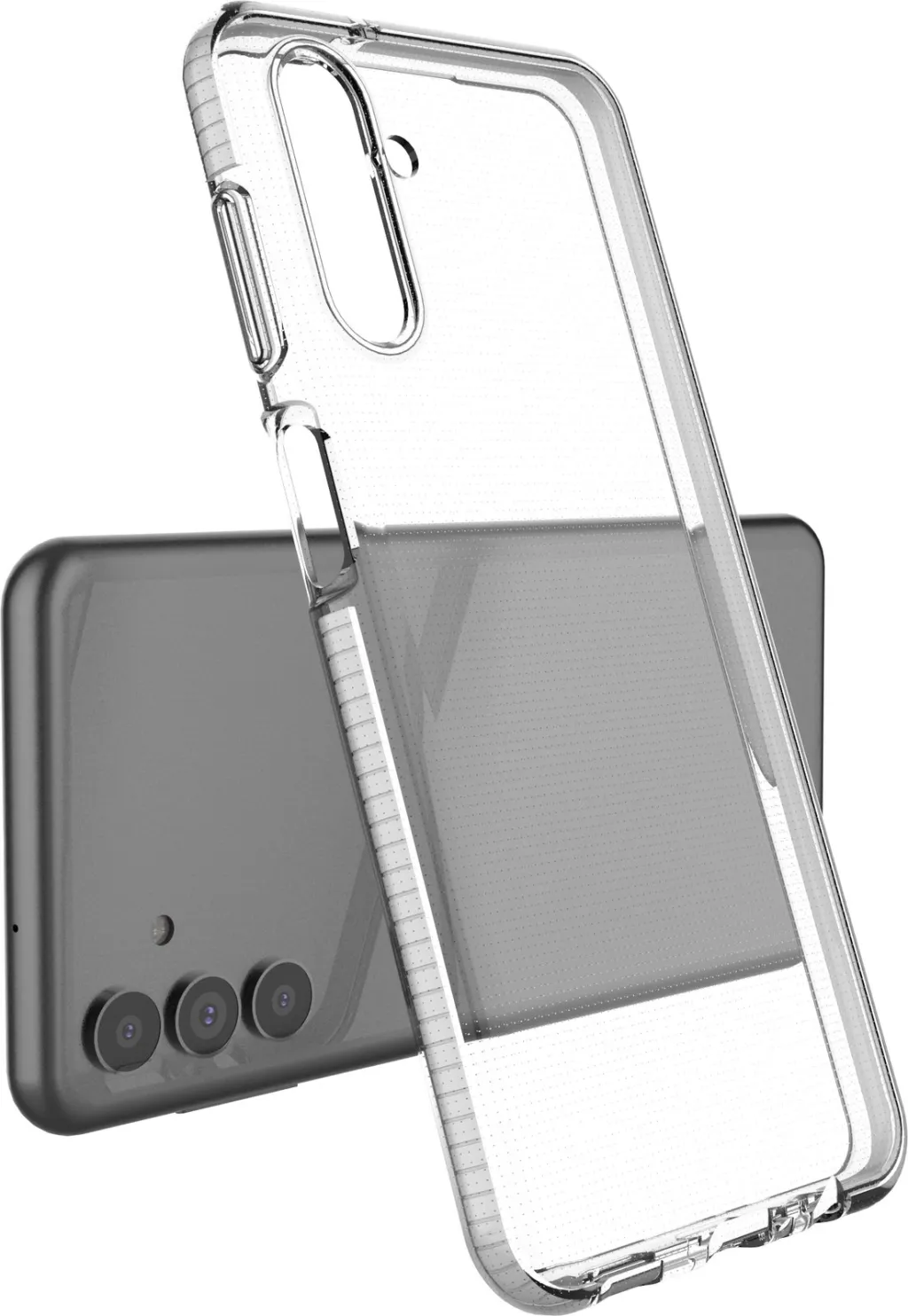 Mbështjellës Hurtel Spring Case për Samsung Galaxy A13 5G, xhel, transparent/rozë e lehtë - 3