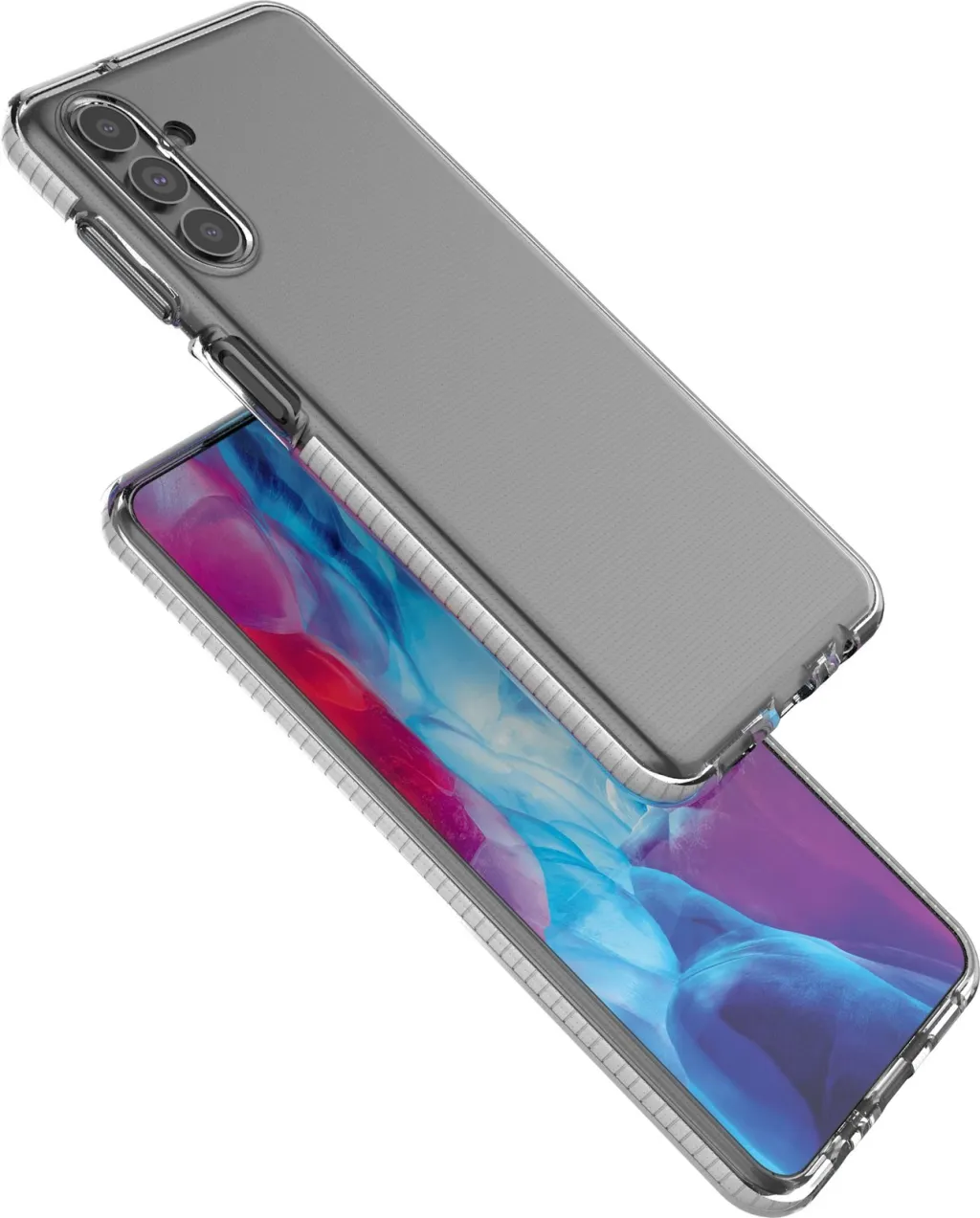 Mbështjellës Hurtel Spring Case për Samsung Galaxy A13 5G, xhel, transparent/rozë e lehtë - 4