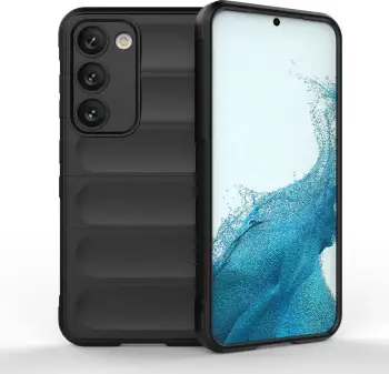 Maskë telefoni Hurtel Magic Shield Case për Samsung Galaxy S23 Plus, fleksibile, e blinduar, e zezë